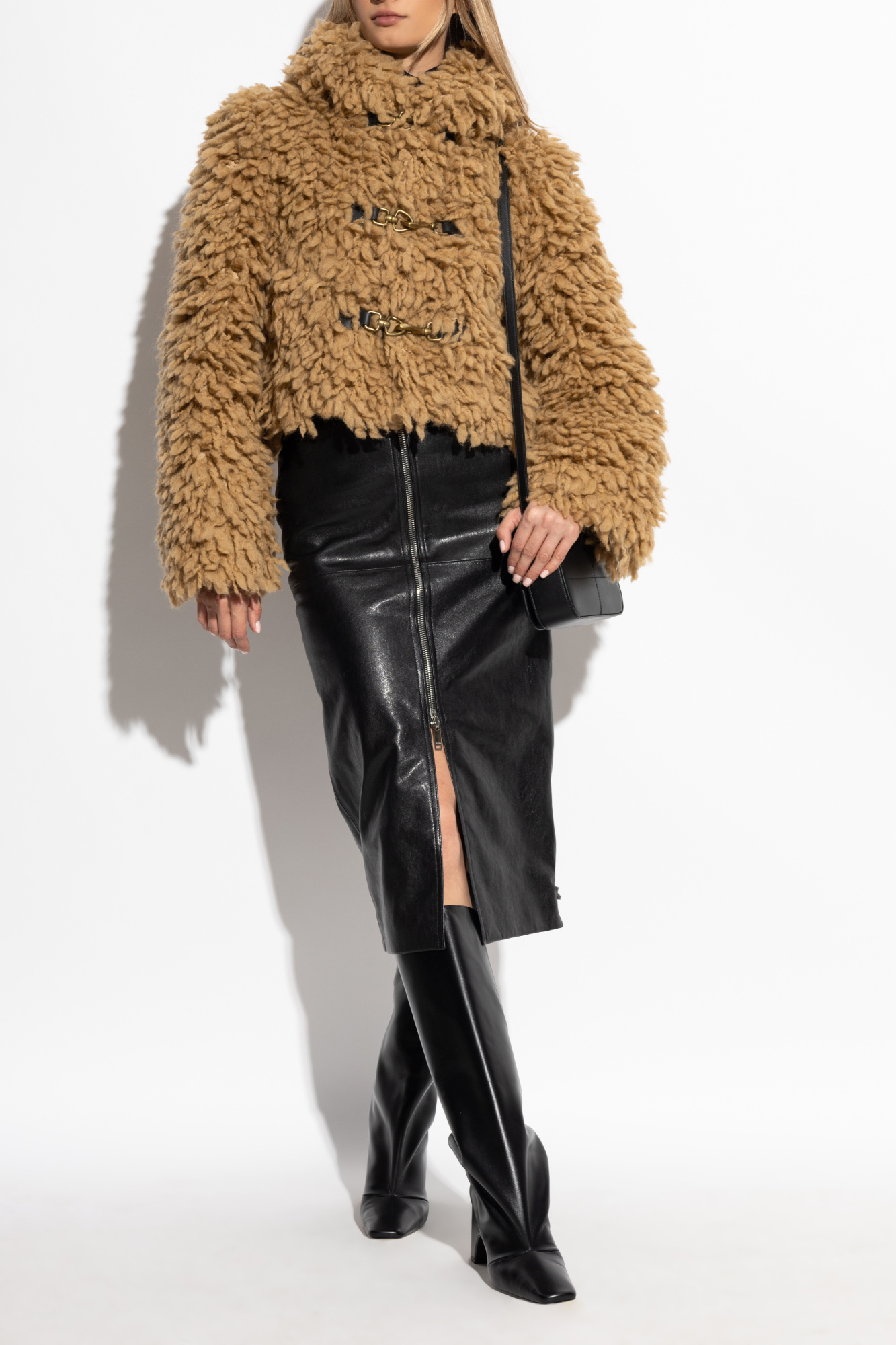Burberry★素敵！Kettlewell Honey Texture Fleece Jacket BURBERRY Fleece jacket | Harvey Nichols